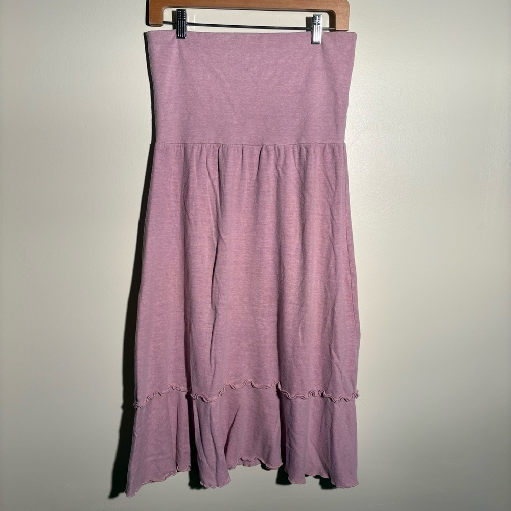 Earth Creations Organic Cotton/Hemp Blend Strapless Dress - Picture 4 of 6